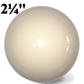 2 1/4" White Cue Ball